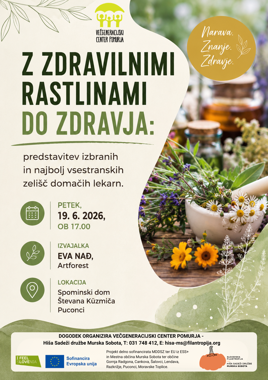 ZELIŠČARSKA DELAVNICA PUCONCI 19.6.26